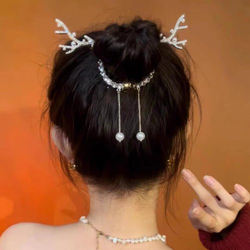 Christmas Hair Clips Christmas Red Elk Hair Clip for Women Christmas Hair Clips Christmas Hairband Christmas Hairpins Hair Clips Christmas Clips Hair Clips Accessories 2Pcs