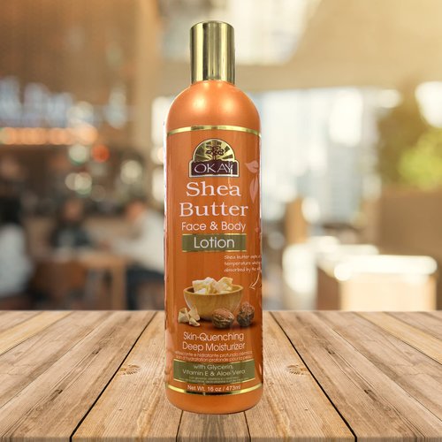 OKAY SHEA BUTTER HAND and BODY LOTION 16oz/473ml