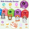Learning Toys for 1 2 3 Year Old Boys Girls, 20 Pcs Cat Toys for Toddlers 1-3, Kitten Finger Puppet Games, Counting Matching Sorting Motor Educational Playset, Gifts for Baby Toddlers Age 12-18 Months