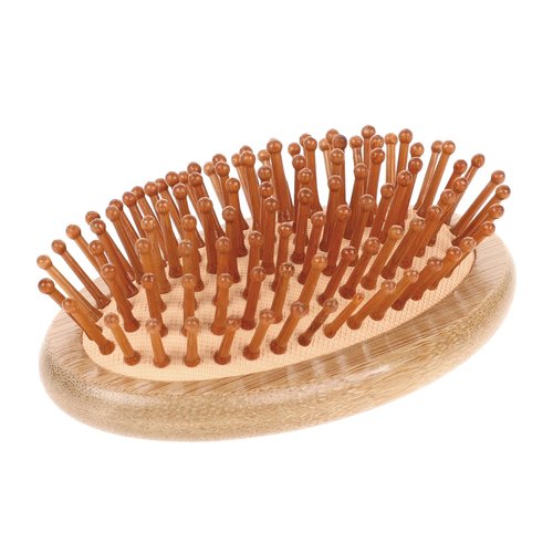 Bamboo Hair Brush for Hair Growth, wooden Hair Brush, Portable Bamboo Comb Anti-Static Air Cushio...