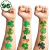 106 PCS Saints St. Patrick's Temporary Tattoos Sticker Saints St. Patrick's Day Irish Parade Day Birthday Party Decorations Supplies Favors Gifts Girls Boys Cute Tattoo School Rewads Shamrock Lucky