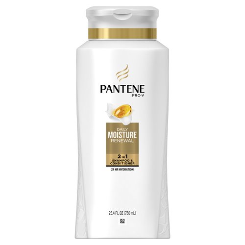 Pantene Pro-V Daily Moisture Renewal 2-in-1 Shampoo and Conditioner, 25.4 Fluid Ounce