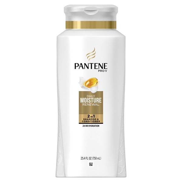 Pantene Pro-V Daily Moisture Renewal 2-in-1 Shampoo and Conditioner, 25.4 Fluid Ounce