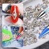 Wax Pencil for Rhinestones, Diamond Painting Pen, Nail Rhinestone Picker Dotting Pen Tool Double Head Jewelry Dotting Pen Nail Art Tools for Nail Art and 5D Diamond Art Painting