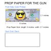 Money Gun Make It Rain Toy Gun Spary Prop Paper Fake Gun, Handheld Money Shooter Gun Cash Cannon Money Thrower Gun for Movies Party Supplies (Gold)