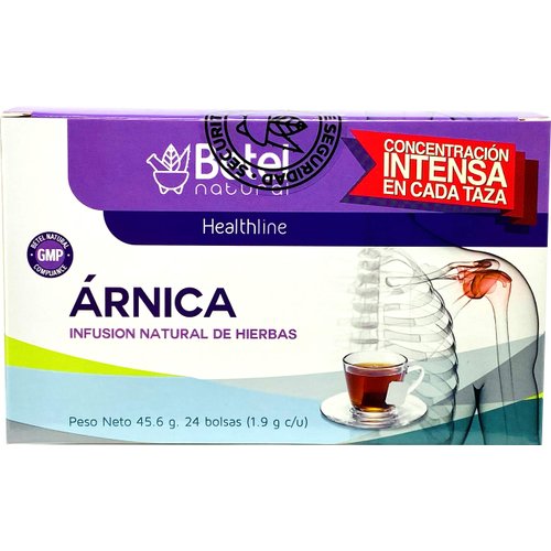 Premium Arnica Tea by Betel Natural - Easy to Brew Tea Bags - 2 Grams Per Tea Bag