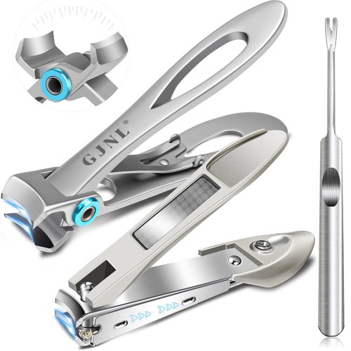 Toenail Clippers for Seniors - Stocking Stuffers for Men Women Nails Cutter Ultra Sharp, Christmas Xmas Gifts for Men Dad 16mm Nail Clippers for Men