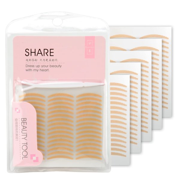 Invisible Eyelid Tape Eye Lift Strips Stickers, One-Sided Lace Eyelid Sticker, Breathable Self-Adhesive Eyelid Lift Strip, Instantly Eyelid Lift Without Surgery Perfect for Hooded Droopy Eyelid