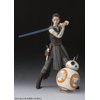 S.H. Figuarts Star Wars Rei (The Last Jedi), Approx. 5.7 inches (145 mm), ABS & PVC Pre-Painted Action Figure