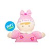 June Garden 9" My First Doll Sienna - Soft Plush Baby Doll with Rattle - Pink Outfit