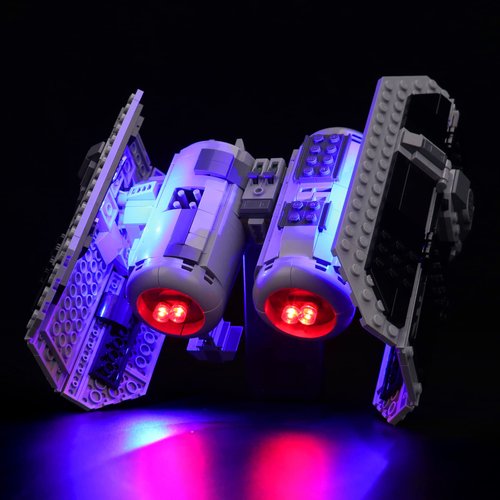 JANWAALY LED Lighting Kit Compatible with Lego TIE Bomber 75347 Building Kit - Lights Only - Decoration LED Light Kit Without Building Block Model (Basic Version)