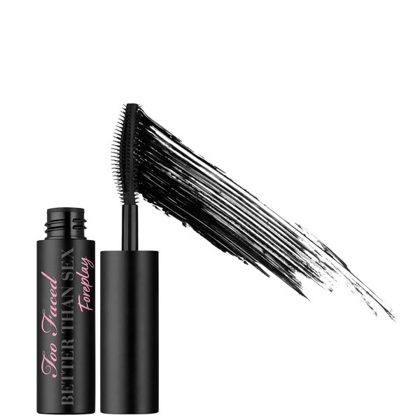 Too Faced Better Than Sex Foreplay Mascara Primer | Long Lasting + Volumizing, Travel Size, 0.14 Fl Oz, Black