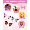 CEDAR BRIGHT Fox Cat Ears Anime Cosplay - Animal Wolf Headwear, Halloween Headband,Headpiece Costume Accessories with Bells (Gray)