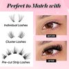 Bond and Seal Lash Glue for Eyelash Clusters 2pcs Lash Cluster Glue Strong Hold Lash Bond and Seal Waterproof Cluster Lash Glue by Ruairie