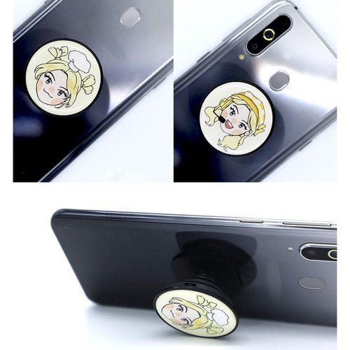 (G) I-DLE Soyeon EPOXY Grip tok Type 2 Phone Grip Holder Stand Swappable Grip for Phones & Tablets Fanarter Collaboration Goods