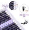 Cluster Eyelashes 30D/40D 240PCS 12-16mm Mixed Individual Lashes CC Curl 0.07mm Matte Black Cluster Eyelash Extensions Soft Lightweight Individual Lashes Cluster 3D Effect (30/40D-CC, 16-20mm Mixed)