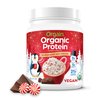 Orgain Organic Vegan Protein Powder, Peppermint Hot Cocoa Holiday Flavor - 21g of Plant Protein, 5g Prebiotic Fiber, No Lactose Ingredients, No Added Sugar, Non-GMO, For Shakes & Smoothies, 1.02 lb