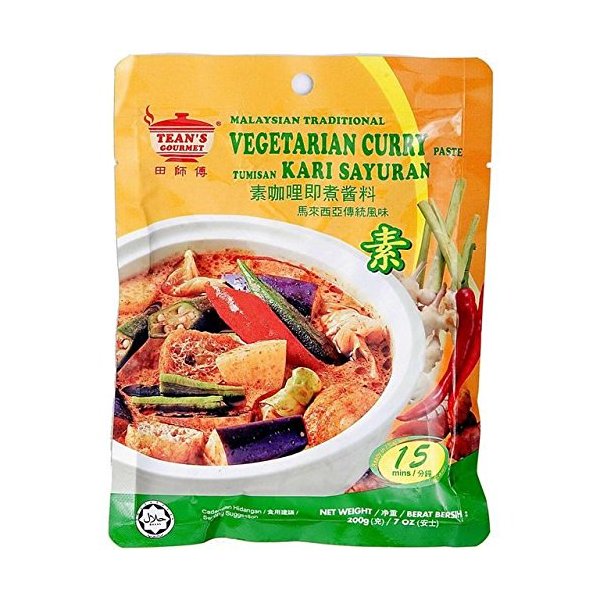 Tean's Gourmet Vegetable Curry Paste - 200g