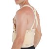 NeoTech Care Adjustable Back Brace Lumbar Support Belt with Suspenders, Beige, Size XL