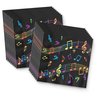 Colorful Music Notes Birthday Party Supplies Set Plates Napkins Cups Tableware Kit for 16