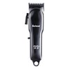 Barbasol Rechargeable Hair Clippers, Professional & Home Haircut Clippers for Men, Rust-Free Low-Heat Ceramic Blades, 6 Clipper Guard Combs, Adjustable Taper, LCD Display, Black