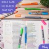 BLIEVE- Bible Study Kit With Gel Highlighters And Pens No Bleed Through, Amazing Bible Highlighter and Pens Fine Tip set Planner Supplies Gifts (10 Pack)
