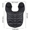 yarlung Hair Cutting Collar Cape, Silicone Hair Cutting Guide Cape for Hair Styling, Salon Hairdressing, Barber Shop, Weighted Neck Wrap, Black