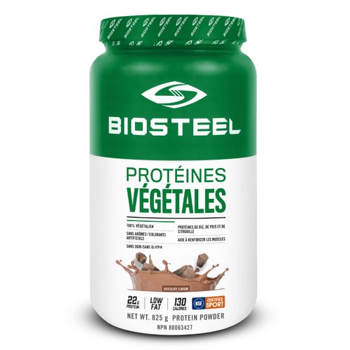 BioSteel Elite Plant-Based Recovery Vegan Protein with Brown Rice Protein, Pea Protein, and Hemp Protein, Chocolate Flavor, 25 Servings, Gluten-Free