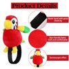 Kathfly 3 Pcs Stuffed Parrot on Shoulder Pirate Costume Accessory Parrot Stuffed Animal Toy Pirate Parrot Shoulder Prop Halloween Costumes for Boys Girls, 4.8 x 4 Inch