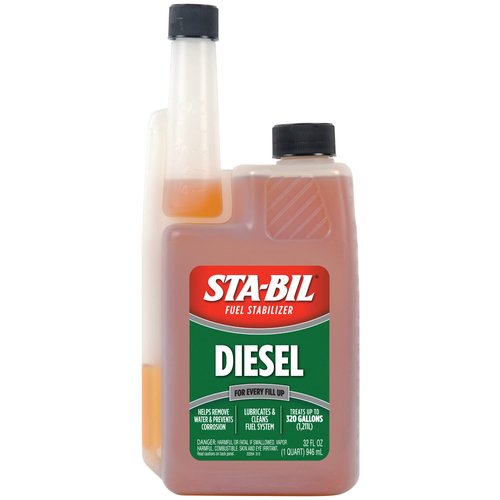 STA-BIL Diesel Fuel Stabilizer And Performance Improver - Keeps Diesel Fuel Fresh For Up To 12 Months - Lubricates And Cleans The Fuel System - Treats 320 Gallons, 32 fl. oz. (22254)