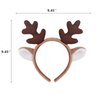 JOYFISCO Reindeer Antlers Headband Animal Ears Headband Christmas Reindeer Headband Cute Deer Antlers Headband for Xmas Party Favors