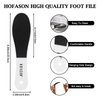 HOFASON 10Pcs Foot Files, Professional Foot Scrubber, Pedicure Tools for Feet - Premium Double Sided Colossal for Dead Skin for Women Mother Manicure Beauty Shop Spa Smoothing Skin