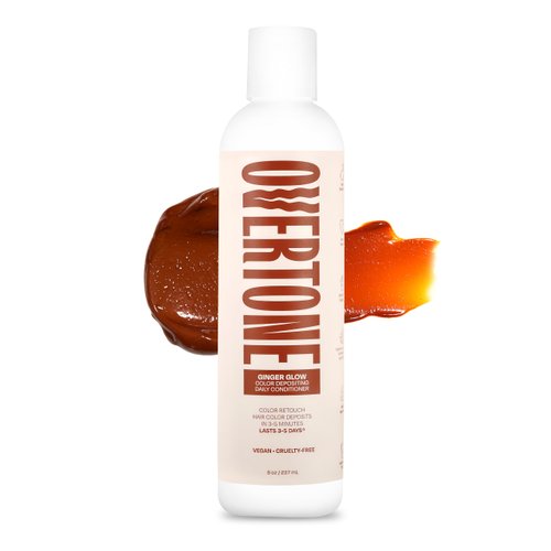 Overtone Haircare Daily Conditioner: 8 oz Semi-permanent Hair Conditioner With Shea Butter & Coconut Oil, Prevent Fading & Refresh Color, Safe, Vegan, Cruelty-Free: Ginger Glow