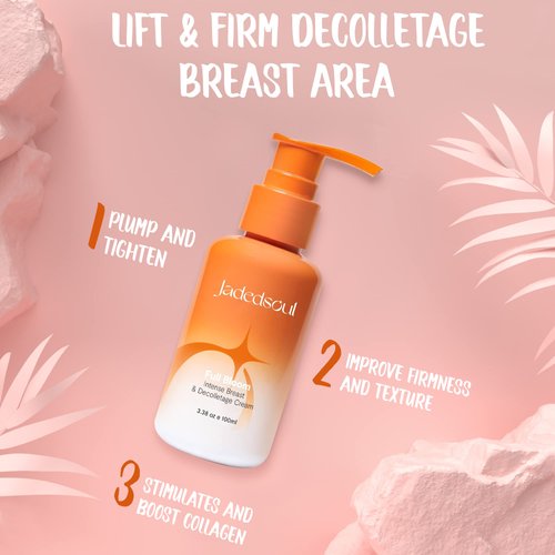 JADED SOUL Throat & Neck Decolletage Cream, Chest & Breast Skin Moisturizer Serum, Ageless Cosmetic Neck Cream Treatment, Cream For Neck & Chest