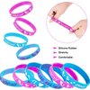 Gejoy 30 Pieces Mermaid Silicone Wristband Bracelet Under The Sea Parties Wristband Birthday Party Favors Mermaid Under The Sea Party Supplies