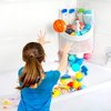 Ligereza Baby Bathtub Toy Storage - 17" x 13" Bathtub Toy Holder Mesh Bathtub Toy Holder Let Baby Bathtub Toys To Dry Faster, Bathtub Toy Organizer For 1-3 Year Old Toddler Bathtub Toys