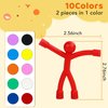 TOP MAGNETS Magnet Toys,Colourful Travel Toys,12Pcs Magnetic Men,Magnet People,Fridge Magnets,Fun Toys,Magnets for Kids,Whiteboard,Easter,Refrigerator,Office