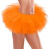 Orange Tutu for Women Halloween Tutu for Women Orange Fairy Costume Orange Tulle Skirt Orange Costume Adult Tutu Skirts