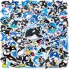 100 PCS Orca Whale Stickers, Orca Killer Whale Party Favors Under The Sea Ocean Animal Orca Birthday Party Decorations Supplies Waterproof Vinyl Stickers for Kids Boys Girls Water Bottle Laptop