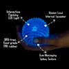 Gnawsome™ 3.5” Spiky Squeak & Light Ball Dog Toy - Medium, Cleans Teeth and Promotes Good Dental and Gum Health for Your Pet, Colors will vary, 3.5"