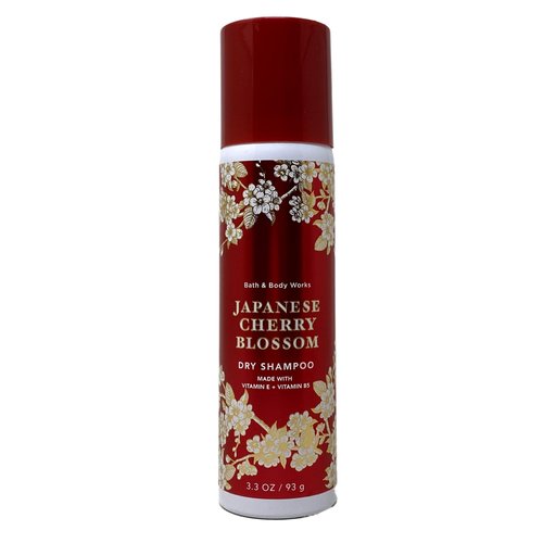 Bath and Body Works Japanese Cherry Blossom Dry Shampoo with a Himalayan Salts Springs Sample Soap.
