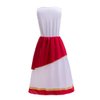 Dressy Daisy Roman Greek Goddess Halloween Costume Dress Up Toga God Outfit Set with Laurel Headband for Little Girls Size 5-6