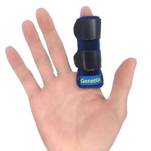 GenetGo Trigger Finger Splint, Mallet Finger Brace for Index, Middle, Ring Finger - Tendon Release & Pain Relief