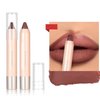 Melemando 8 Colors High Pigmented Smooth Matte Lip Liner Pencil, Waterproof Velvet Lipstick Pen, Professional Lip Liner for Girls and Women (04)