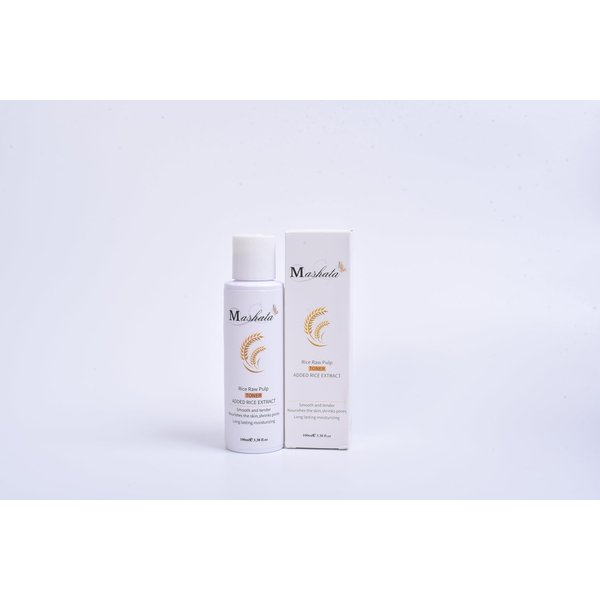 Mashata Raw Pulp Rice Toner for Deep Moisturizing & Hydrating Skin - 3.38 Fl Oz | Face Toner with Natural Ingredients for Korean Skin Care | Facial Toner with Rice Extracts for Refreshing Experience