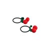 Leadigol Cute Hair Tie with Cherry for Girls, Korean Fashion Hair Rope Red Cherry Headdress Elastic Rubber Band Hair Rope Princess Hair Accessories for Women Girls Ponytail Holder