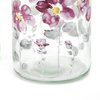17oz Flower Glass Soap Dispenser Bottle with Plastic Pump