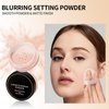 Erinde Blurring Setting Powder, Loose Face Powder with Finishing Powder Puff, Matte Finish, Lightweight, Long-Lasting, Soft Focus Natural Face Makeup for Uneven Skin Tone, Nude