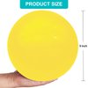 GCQJOQ Inflatable Bouncy Balls for Indoor Outdoor Play Balls for Kids, 9 inch, Yellow