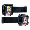 Lifting Dowel Straps Neoprene Padded Wrist Wraps Power Weight Lifting Training Gym Grips Straps Wrist Support Bandage Set of 2 Alternative to Hooks (Black)
